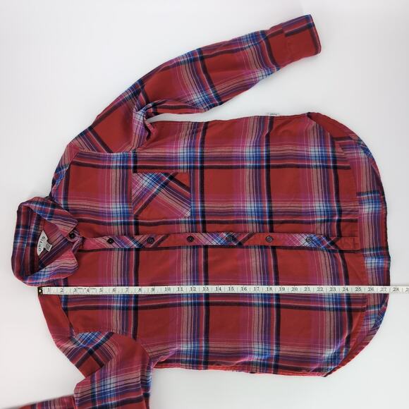 Orvis Women's Button Down Collared Long Sleeve Plaid Flannel Shirt - Size S -GUC - Picture 10 of 15